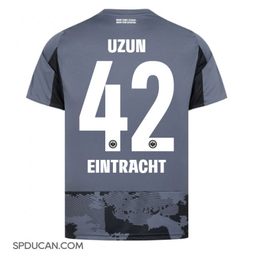 Muški Nogometni Dres Eintracht Frankfurt Can Uzun #42 Rezervni 2025-26 Kratak Rukav